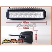 Addmotor 2PCS Spot Driving Fog Light,16 18W 1320lm Off Road LED Work Lights Jeep Lamp