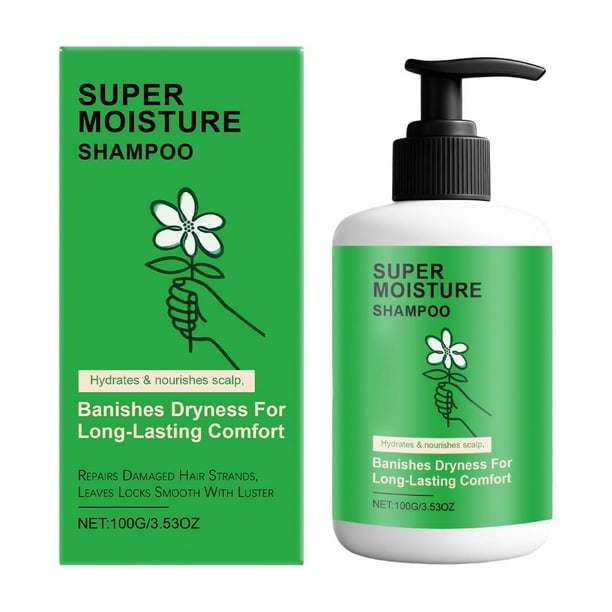 Champú hidratante para el cuidado del cabello seco. Champú natural para hombres y mujeres. 100 ml por unidad.