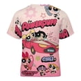 thumbnail image 5 of The Powerpuff Girls Kids Short Sleeve Tee Shirt Novelty Crewneck T-Shirts Unisex Summer Blouse Tops for Boys Girls 100CM, 5 of 8