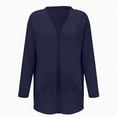 thumbnail image 5 of Towmus Women's Casual Long Sleeve Casual Open Front V-neck Lightweight Cardigans with Pockets Solid Color Soft Fall Outerwear for Women with Pockets, 5 of 6