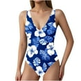 thumbnail image 6 of UPPADA Womens Floral Print Swimsuit One Piece Slimming Tummy Control Swimsuits Flattering Swimsuits for Ladies Cute Push up Bathing Suit Cheeky Bathing Suits Multicolor,XL, 6 of 6