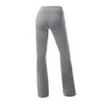 thumbnail image 3 of ADSSDQ Palazzo Pants High Waisted Leggings for Women Plus Size Stretchy Women Wide Leg Pants Solid Color Fall Women Sport Pants Casual Vintage Graphic Leggings Pajama Light Gray M, 3 of 4