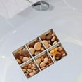 thumbnail image 3 of 4x6pcs 13x13cm Efecto 3D Antideslizante Impermeable Bañera Pegatina Guijarro (Marrón) Sunnimix Pegatinas antideslizantes para bañera, 3 of 8