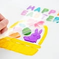 thumbnail image 5 of Easter Gel Window Clings Stickers 6 Sheets For Glass Decor With Bunny Eggs Basket Gnome Designs, 5 of 7