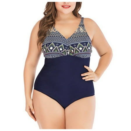 

Qufokar Swimming Suits for Women Sports Bras Beachwear Print Padded Swimwear Swimsuit Size Plus Swimjupmsuit Bikini Women Swimwears Tankinis Fashion Set Women S Cotton Swimsuit