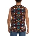 thumbnail image 4 of Disketp Colorful Mexican2 Sleeveless Tshirts For Men, Muscle Shirts For Men Dry Fit Tank Top-X-Large, 4 of 8