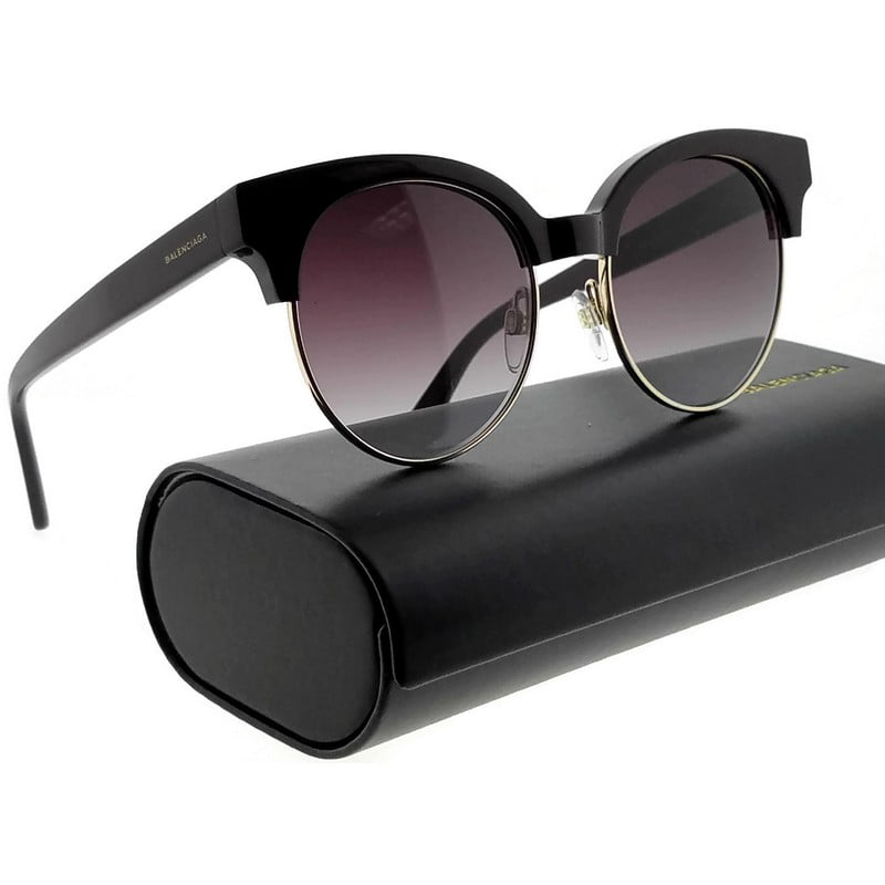 balenciaga round 51mm sunglasses