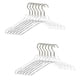 thumbnail image 2 of 10 Pcs Clear Clothes Hangers With Gold Hook, Transparent Shirts Dress Coat Hanger With Notches For, 2 of 5