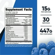 Nutricost Stim-Free Pre-Workout Powder Supplement, 30 Servings (Blue Raspberry)