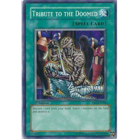 YuGiOh 2006 Starter Deck Common Tribute to the Doomed YSD-EN026