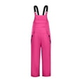 thumbnail image 4 of shoper Toddler Snow Gear Snow Pants Set Overall Windproof Thermal Ski Winter Outfit for Toddler Girl Red 150, 4 of 4