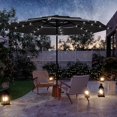 thumbnail image 2 of MOUMON 11Ft Patio Umbrella, Vented Outdoor Table Market Umbrella with Crank Lift & Tilt, Large Outdoor Umbrellas with Iron Ribs, for Garden, Lawn, Yard, Poolside, No Base, 2 of 7
