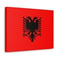 thumbnail image 3 of Albania Country Flag Canvas Vibrant Wall Art Unframed Home Decor, 3 of 13