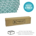 thumbnail image 7 of SussexHome Lattice Design 9" X 28" Stair Treads - 70 % Cotton Anti-Slip Carpet Strips for Indoor Stairs-Easy to Install Runner Rugs with Double Adhesive Tape-Safe, Extra-Grip, 4-Pack-Teal, 7 of 7