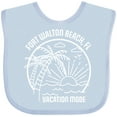 thumbnail image 3 of Inktastic Summer Vacation Mode Fort Walton Beach Florida Boys or Girls Baby Bib, 3 of 4