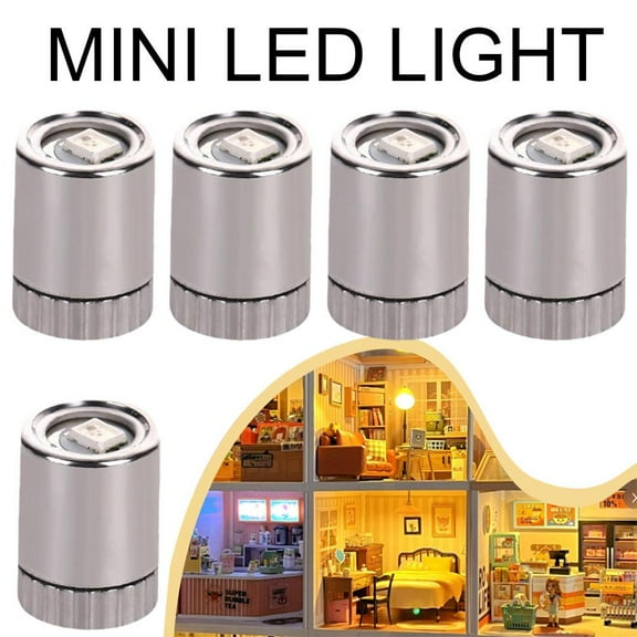 FurNest 10 Pcs Mini Electric Lights For Doll house Hand Craft /φ Battery