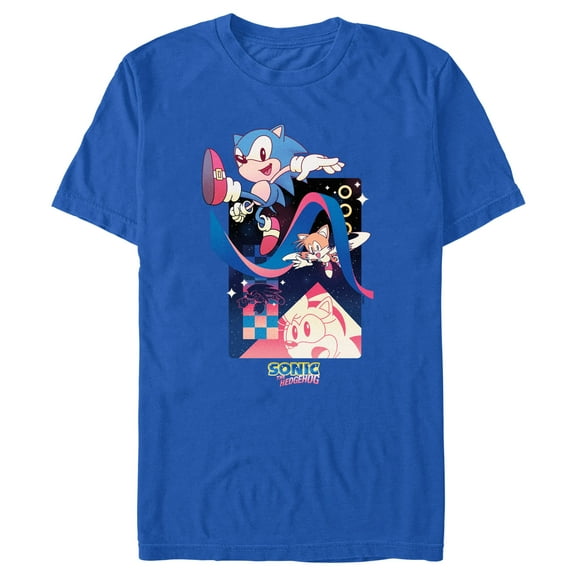 Men's Sonic the Hedgehog Galaxy Mission  Graphic T-Shirt