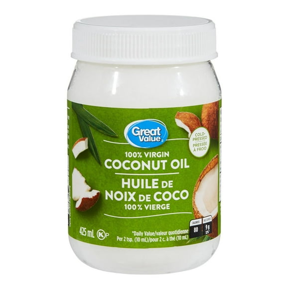 Great ValueTM 100% Virgin Coconut Oil, 425 mL