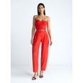 thumbnail image 2 of Devil Wears Prada Scoop Collection Women’s and Women's Plus High Rise Pleated Trousers, 30" Inseam, Sizes 0-26W, 2 of 5