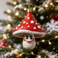 thumbnail image 5 of ShaoXinWan Christmas 2D Acrylic Hanging Ornaments, Flat Printed Festive Pendant, Decorative Hanging Decor for Car Rearview Mirror Christmas Tree Home Window & Wall Holiday Decorations, 5 of 9