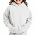 thumbnail image 2 of TBWNWG Girls Hoodies & Sweatshirts Pullover Warm Thickened Hooded Sweatshirt for Toddler and Big Kids Casual Outerwear,Size 9-10 Years, 2 of 9