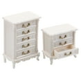 thumbnail image 1 of Miangastore 2 Pcs Modèle de Cabinet Miniature Mini Meuble en Bois Accessoire Photo, 1 of 9