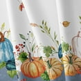thumbnail image 2 of Oval Fall Tablecloth,Thanksgiving Autumn Harvest Blue Pumpkin Sunflower Maple Leaf Table cloth,Polyester Waterproof Wrinkle Resistant Durable Tablecloth for Fall,Thanksgiving,Home Decor 60x120inch, 2 of 5