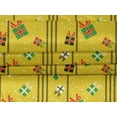 thumbnail image 4 of oneOone Velvet Yellow Fabric Merry Christmas Quilting Supplies Print Sewing Fabric By The Yard 58 Inch Wide, 4 of 5