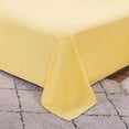 thumbnail image 3 of Yellow 1 Person 100% Cotton Flat Sheet 200X230 Cm-Cotton Bed Sheets, No Elastic Band, 3 of 5