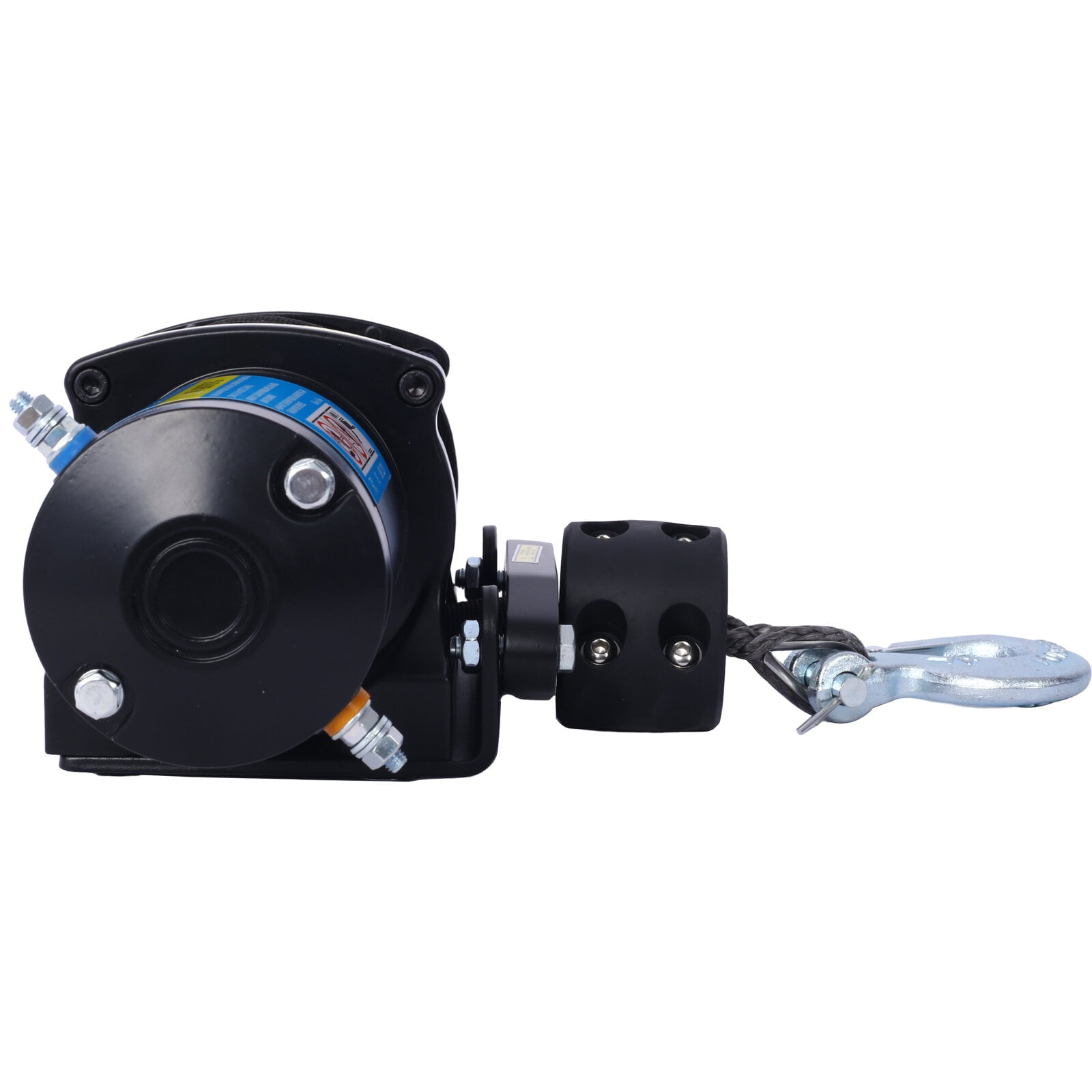 3500 lb Winch ATV UTV Electric Winch,12V Waterproof Winch Synthetic Rope Trailer Electric Winch with Wired Remote and Wireless Remote for ATV UTV Towing,Boat,Off-Road,