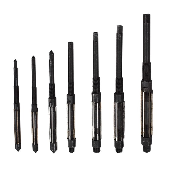 New 7Pcs/Set Adjustable Hand Reamers, HV to H3,1/4" to 15/32"