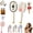 Beige, variant on 5 in One Air Cushion Brush, Electric Spray Massage Comb, Preventing Drying and Tangling, Anti-Static Detangling Steaming Brush, for Curly, Straight, Thick, Thin, Long or Short Hair