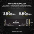 thumbnail image 3 of SSD Corsair MP700 PRO 2 To M.2 PCIe Gen5 x4 NVMe 2.0, 3 of 7