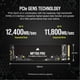 thumbnail image 3 of SSD Corsair MP700 PRO M.2 PCIe Gen5 x4 NVMe 2.0 de 2 TB, 3 of 7