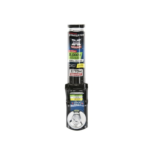 Support d'attelage «&nbsp;X&nbsp;» classe III, kit de démarrage avec boule d'attelage de 5,08 cm (2 po) et goupille standard de 1,58 cm (5/8&nbsp;po), 5,08 cm (2 po) baisse x 1,9 cm (3/4 po) levée, 2, Support d'attelage classe III