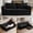 Black, variant on 85" Loveseat Modular Sectional Sleeper Sofa, Convertible Corduroy Couch with Storage Ottoman and USB, Comfy Deep Seat Couch for Living Room, Bedroom and Apartment, Green