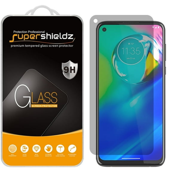 [2-Pack] Supershieldz for Motorola Moto G Power (2020)/ Moto G8 Power / Moto G Stylus (2020) Privacy Anti-Spy Tempered Glass Screen Protector, Anti-Scratch, Anti-Fingerprint, Bubble Free