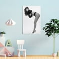 thumbnail image 4 of American Film Actresses Demi Moore Black And White Sexy Poster Canvas Poster Wall Art Picture Prints Hanging Photo Gift Decor Home Posters Artworks 24x36inch(60x90cm), 4 of 6