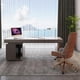 thumbnail image 4 of President Boss Desk Table Modern Aesthetic Drawers Hole Cover Desk Table Men Aesthetic Escritorios De Oficina Library Furniture My Lux Decor Round, 4 of 9