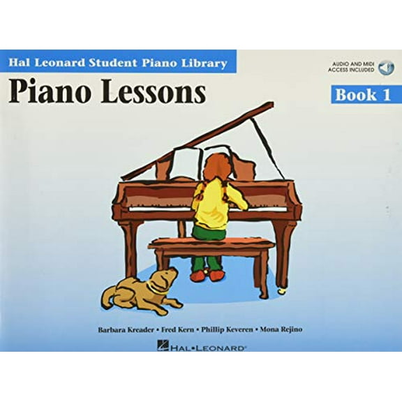 Pre-Owned Piano Lessons Book 1 - Hal Leonard Student Piano Library Book/Online Audio, 9780634031182, 063403118X, Paperback, Pap/Com edition