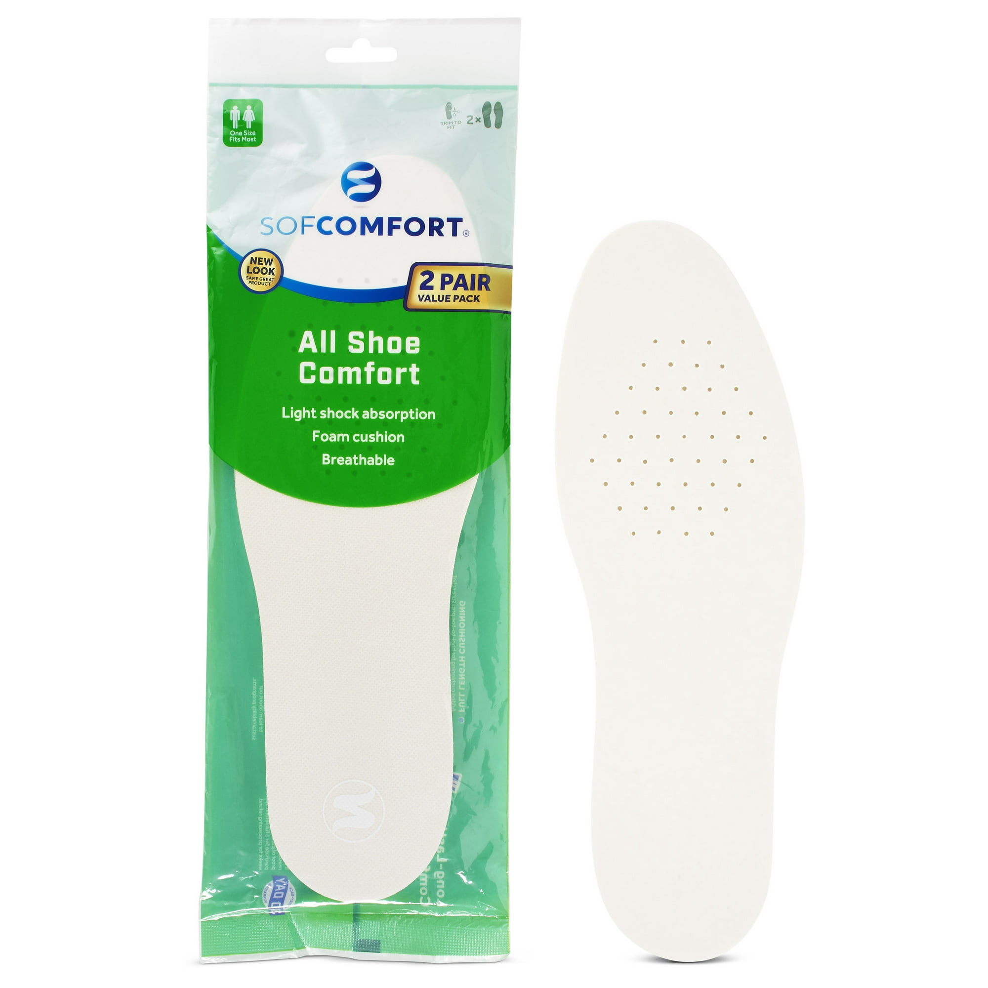 SOF COMFORT All Shoe Comfort Insole One Size Fits All - Cut to Fit