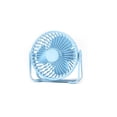thumbnail image 2 of Máquina de la mesa de ventilador de escritorio pequeño Máquina de refrigeración de verano de silencio Equipo fresco exquisito con color brillante para el dormitorio de la oficina en casa con azul Noticed HA059982-03B, 2 of 6
