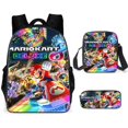 thumbnail image 1 of Anime Mario Brothers Mochila de mario bros Conjunto De 3 Piezas Niños Mochila + Mensajero Bolsa +Caja de lápices Mochilas Escolares, 1 of 4