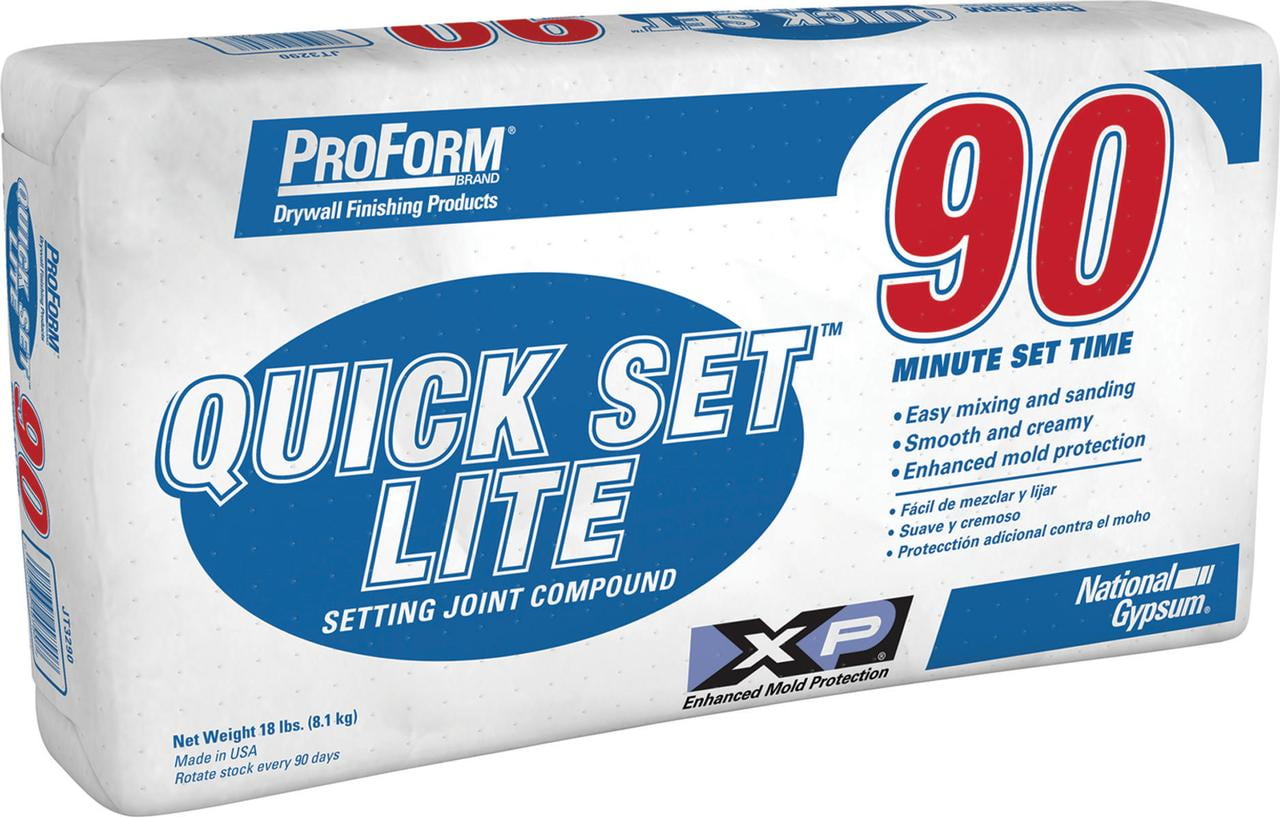 ProForm Quick Set Lite JH2292 Joint Compound, 18 lb, Bag, White to Off
