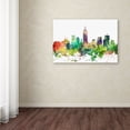thumbnail image 3 of Trademark Fine Art "Indianapolis Indiana Skyline SP" Canvas Art by Marlene Watson, 3 of 3