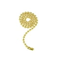 thumbnail image 1 of Aspen Creative 21317 1-Foot Beaded Pull Chain with Connector in Polished Brass, 1 of 1