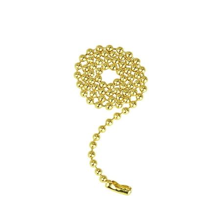 

Aspen Creative 21317 1-Foot Beaded Pull Chain with Connector in Polished Brass