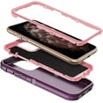 thumbnail image 3 of iPhone 11 Pro Heavy Duty Case {Shock Proof-Shatter Resistant -3 Layer Rubber- Compatible for iPhone 11 Pro } Color Purple - By Entronix, 3 of 7