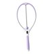 thumbnail image 5 of Raqueta de tenis para principiantes, resistente, para mejorar el swing y como ayuda de entrenamiento portátil. Blanco púrpura, 5 of 9