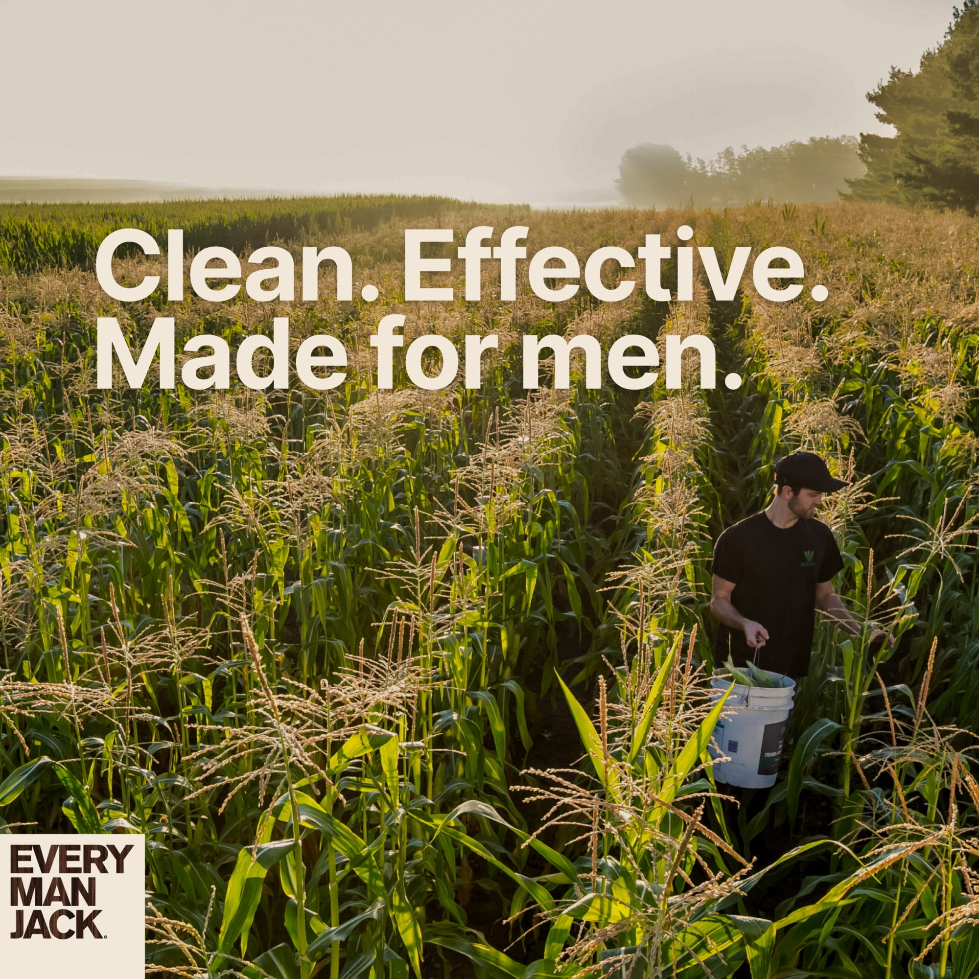 Every Man Jack Limited Edition John Deere Collection, 2-in-1 Men's Shampoo and Conditioner, Steelwater Springs scent, 13.5 oz